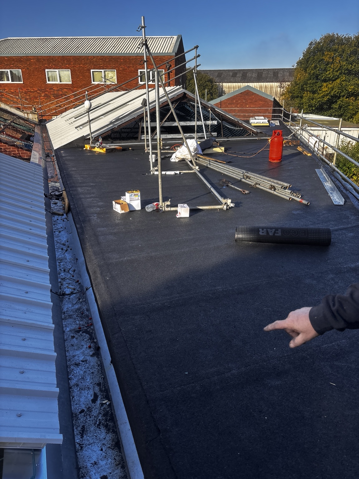 ATR Roofing flat roofing project